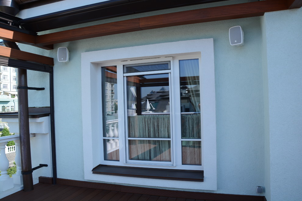 Таунхаус на Береговой (дерево-алюминиевые окна)