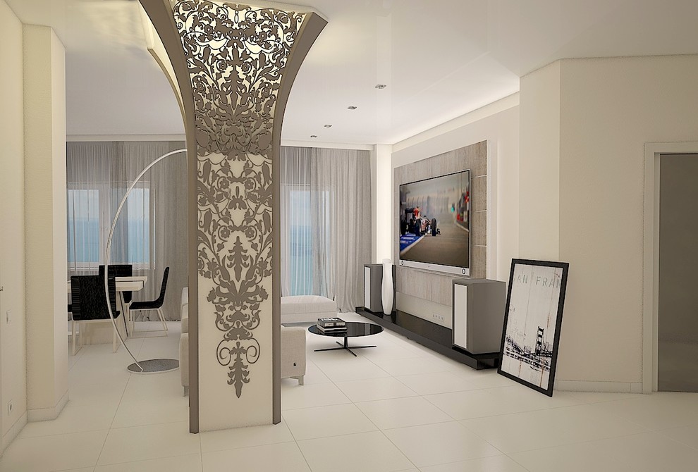 Когда украшением в квартире становиться колона