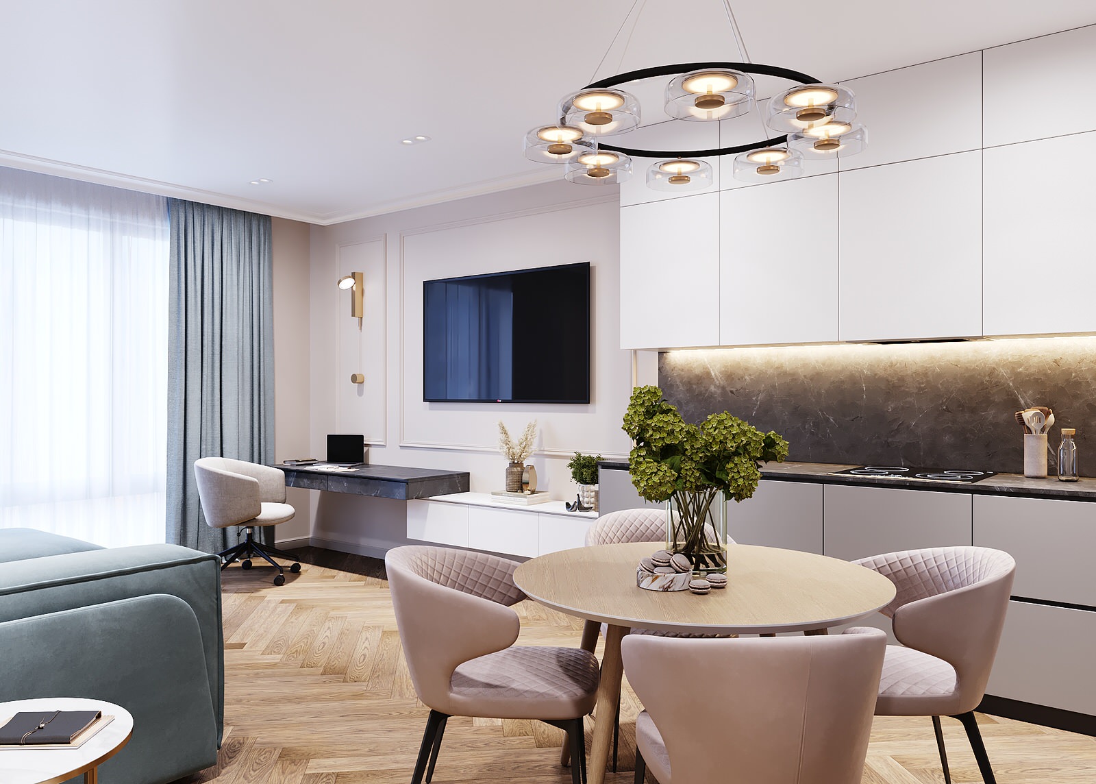 Обложка проекта: Квартира в ЖК "Метрополия"