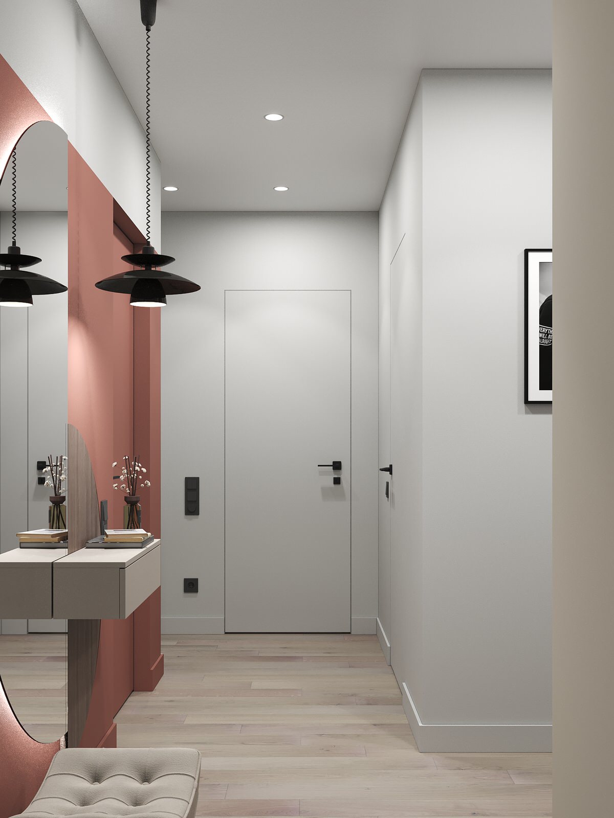 Квартира для молодой семьи с элементами сканди