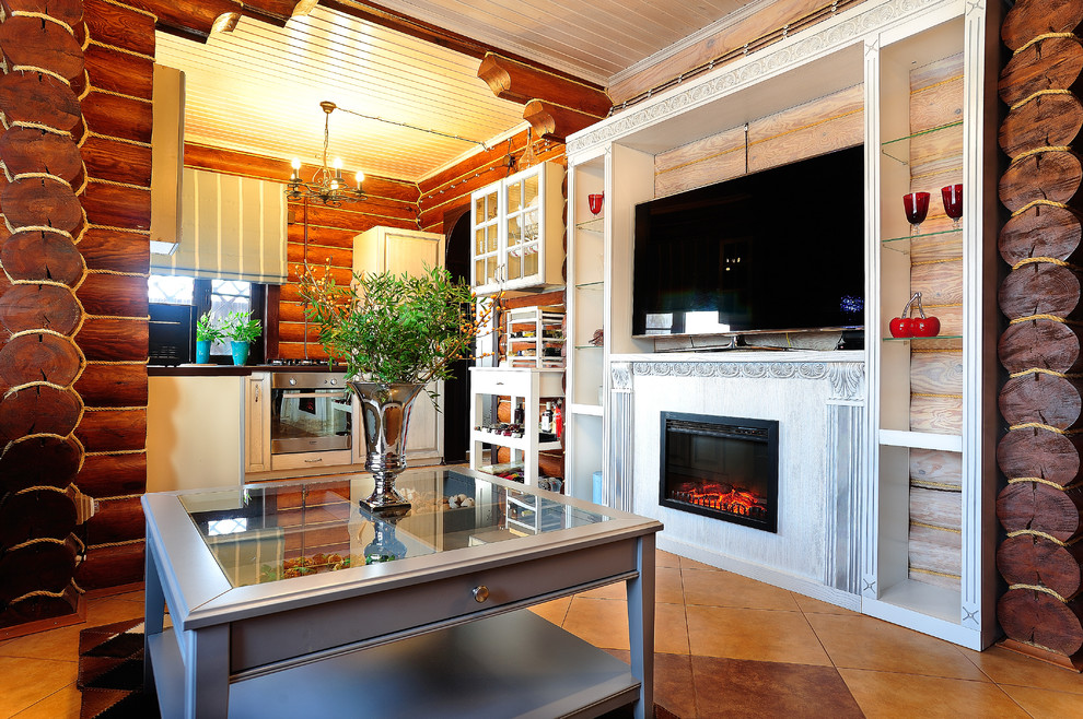 Бревенчатый дом для гостей