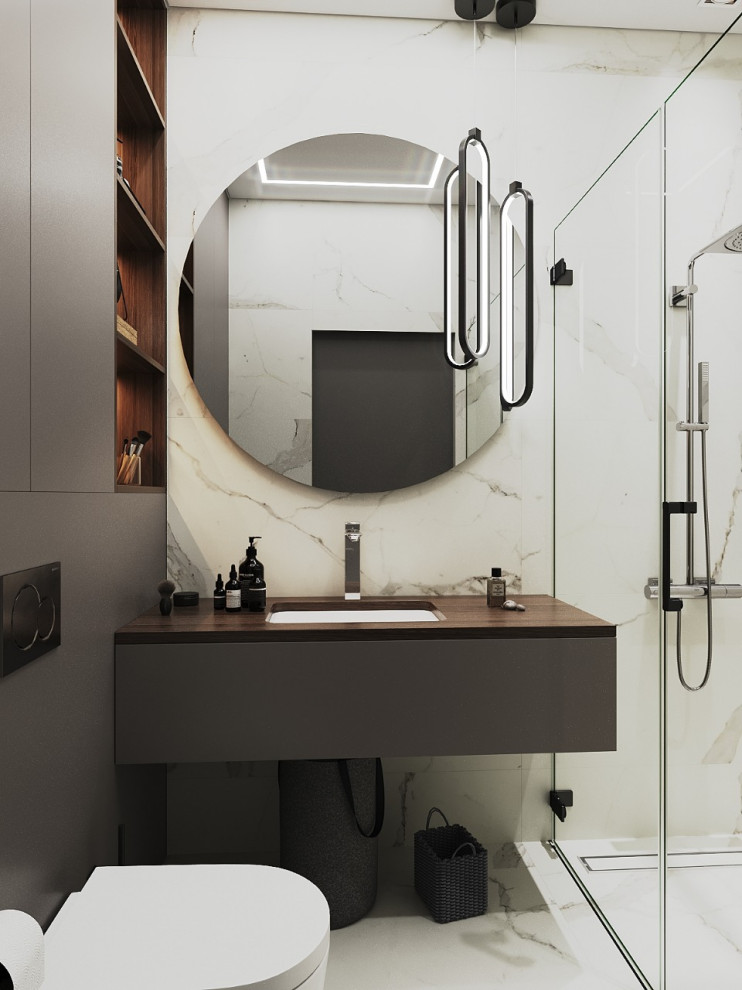 Варианты санузла в частном доме при гостевой спальне