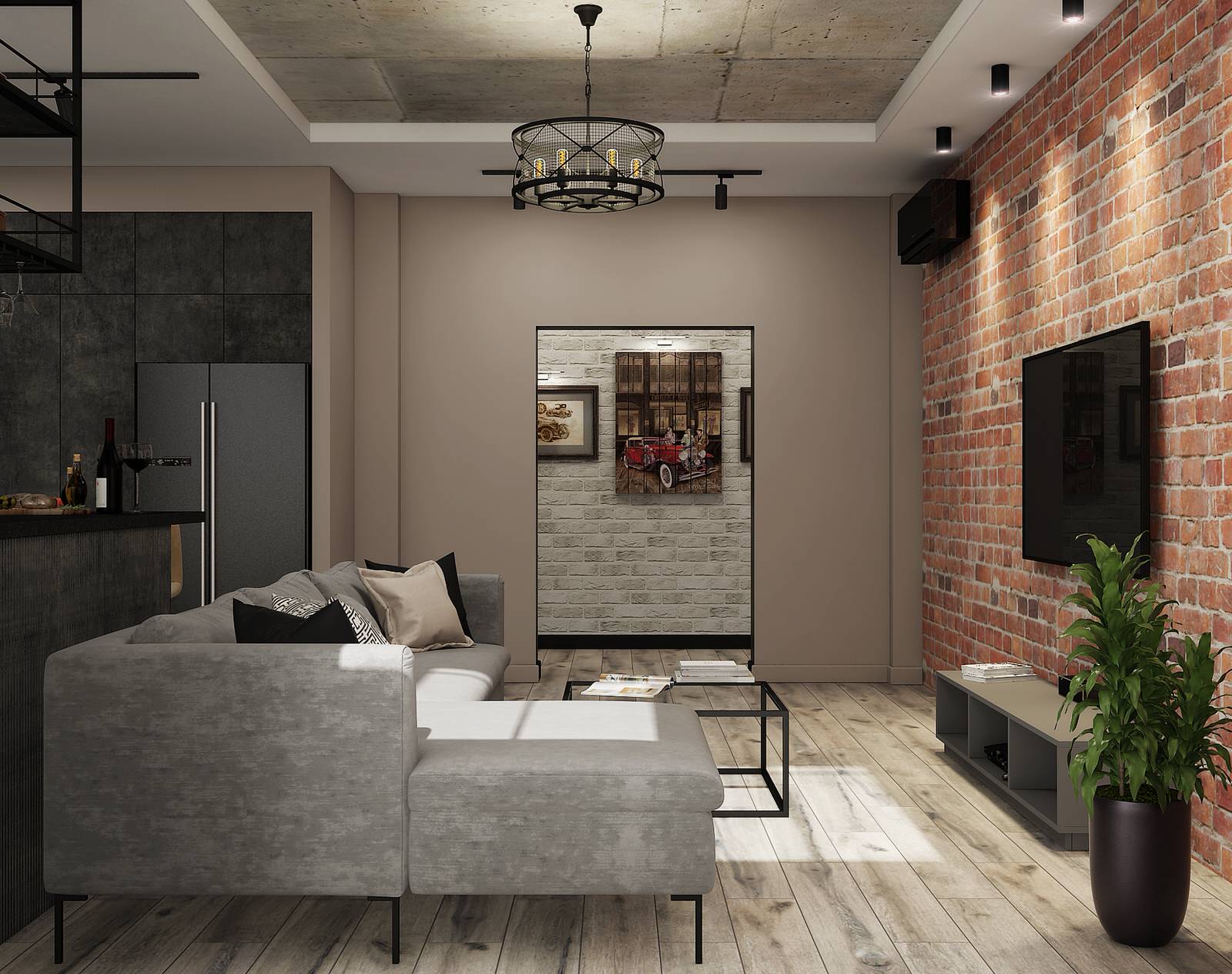 Проект квартиры 93,7 кв.м. г. Пятигорск 2021 год