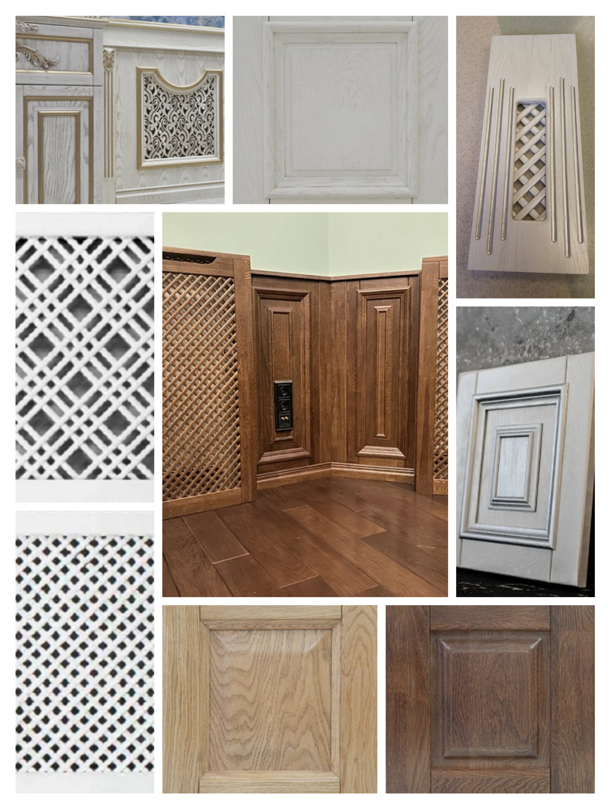 Обложка проекта: Радиаторные решетки и стеновые панели из массива