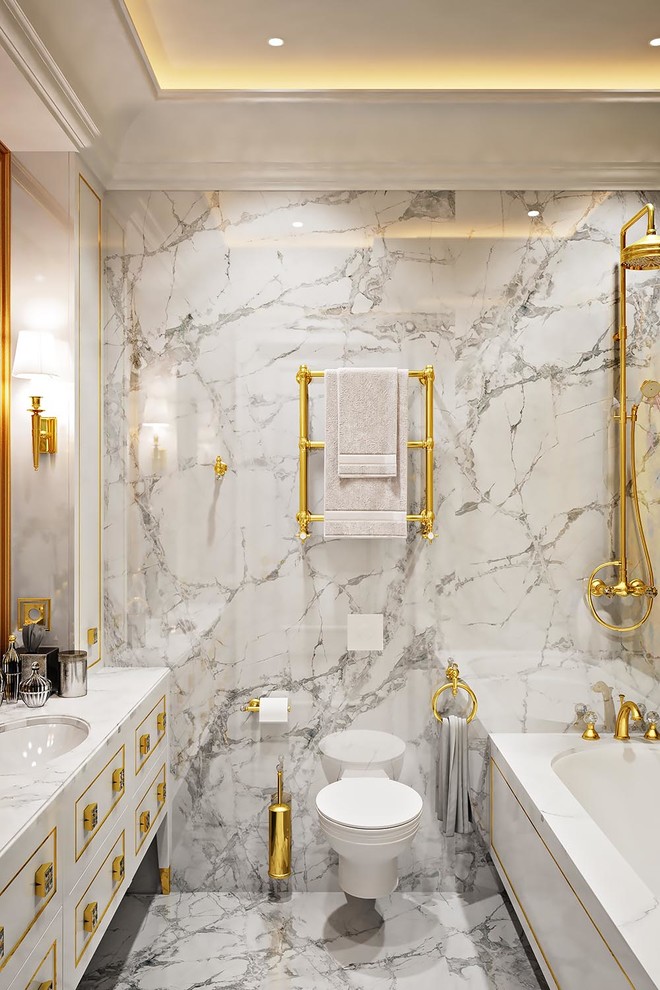 Белое с Золотом