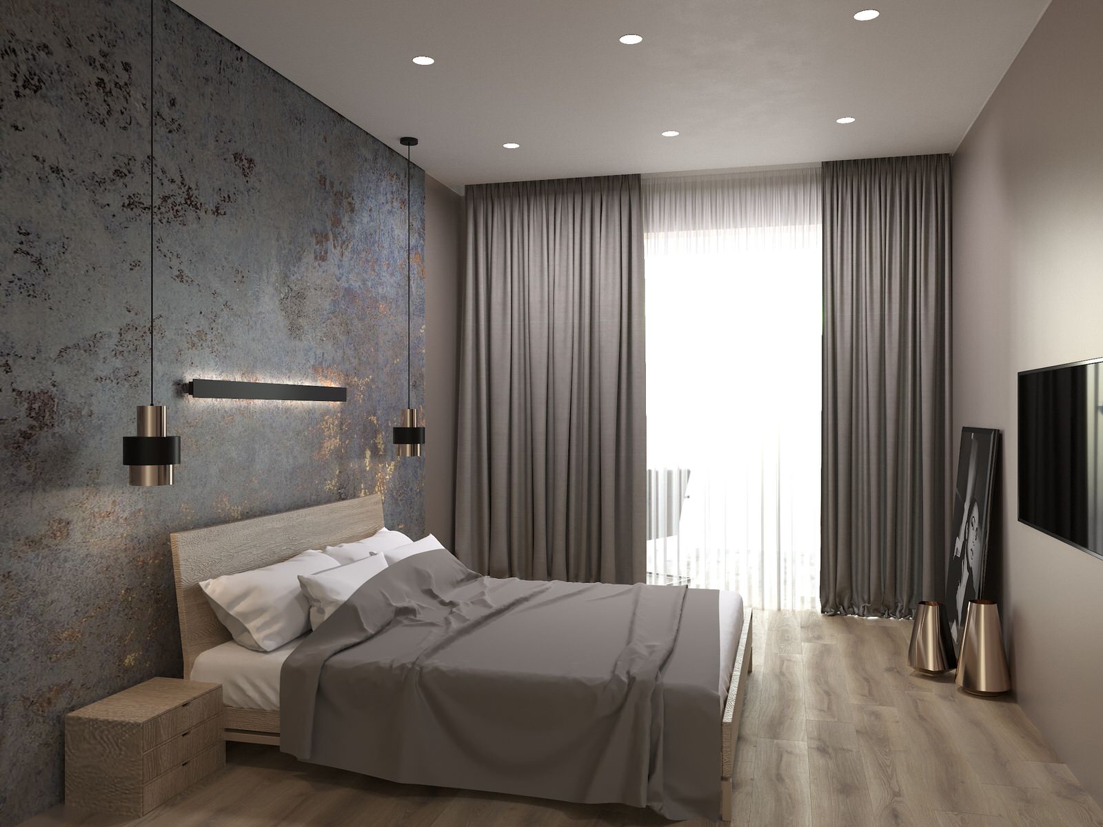 Двухкомнатная квартира в современном стиле с преобладанием древесных акцентов