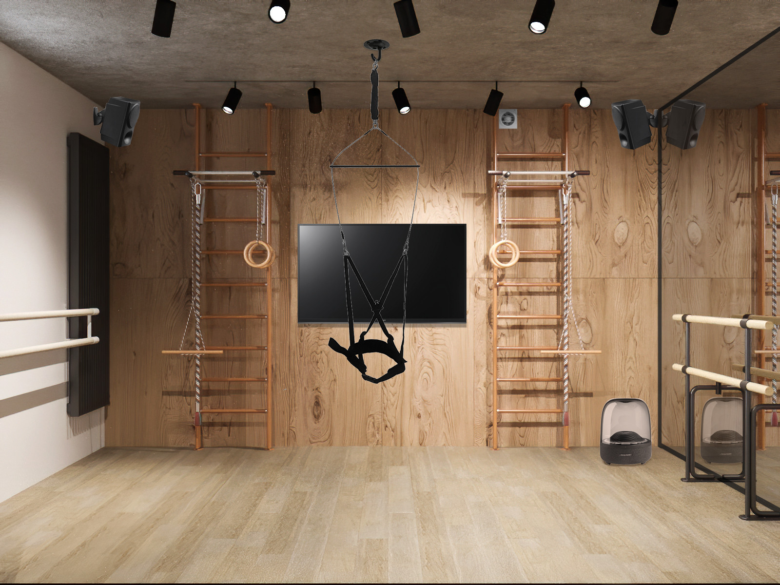 Нестандартная планировка в загородном поместье