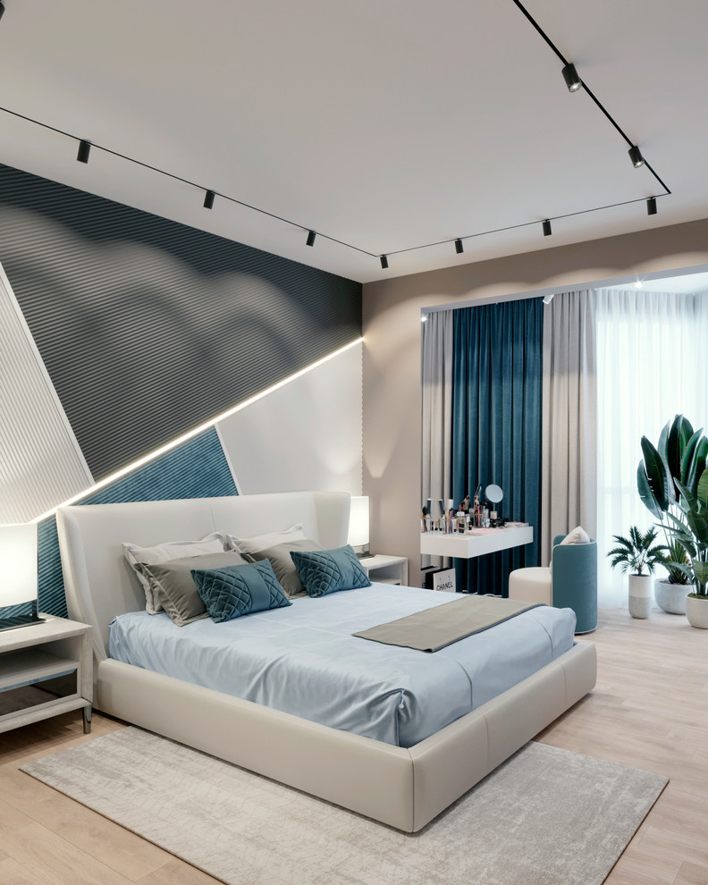 Интерьер спальни в современном стиле