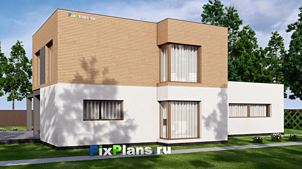 Проект двухэтажного дома 16х24 м S333м2 F-16658