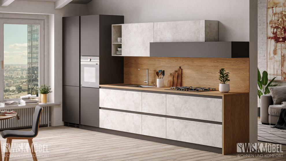 Обложка проекта: Кухня без ручек Нью Йорк