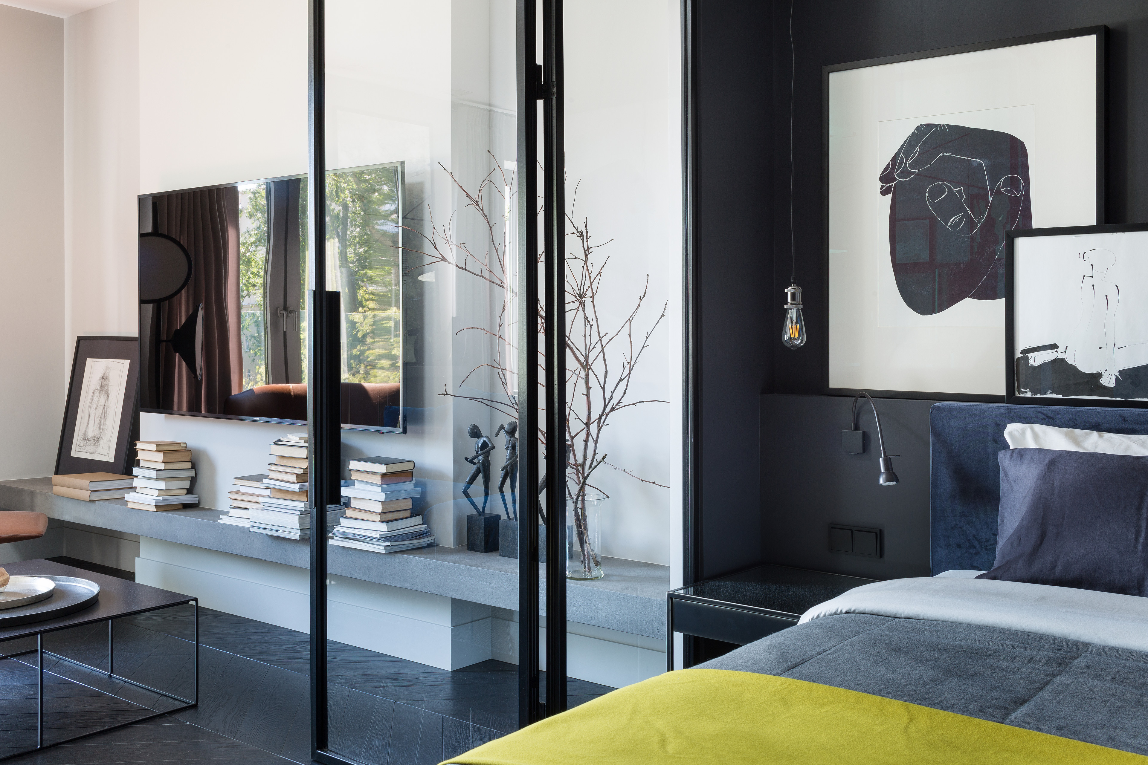 Houzz тур: Апартаменты, наполненные современным искусством