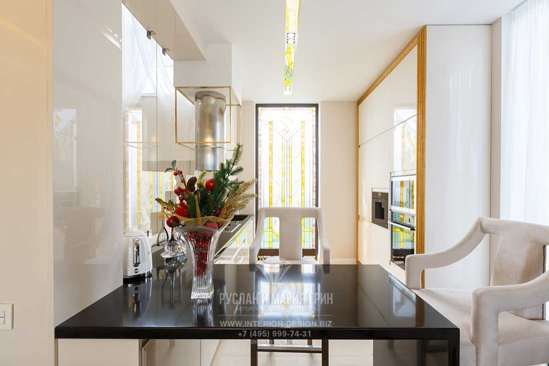 Ремонт кухни в стиле современное арт-деко