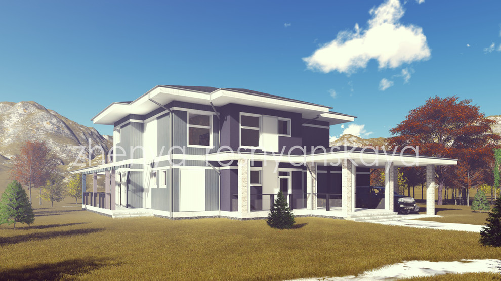 Проект современного дома в г.Москва