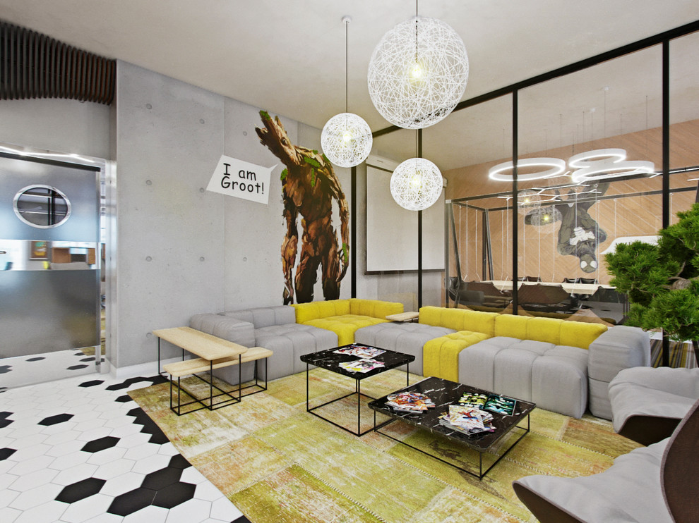 Креативный open space офис IT-компании.