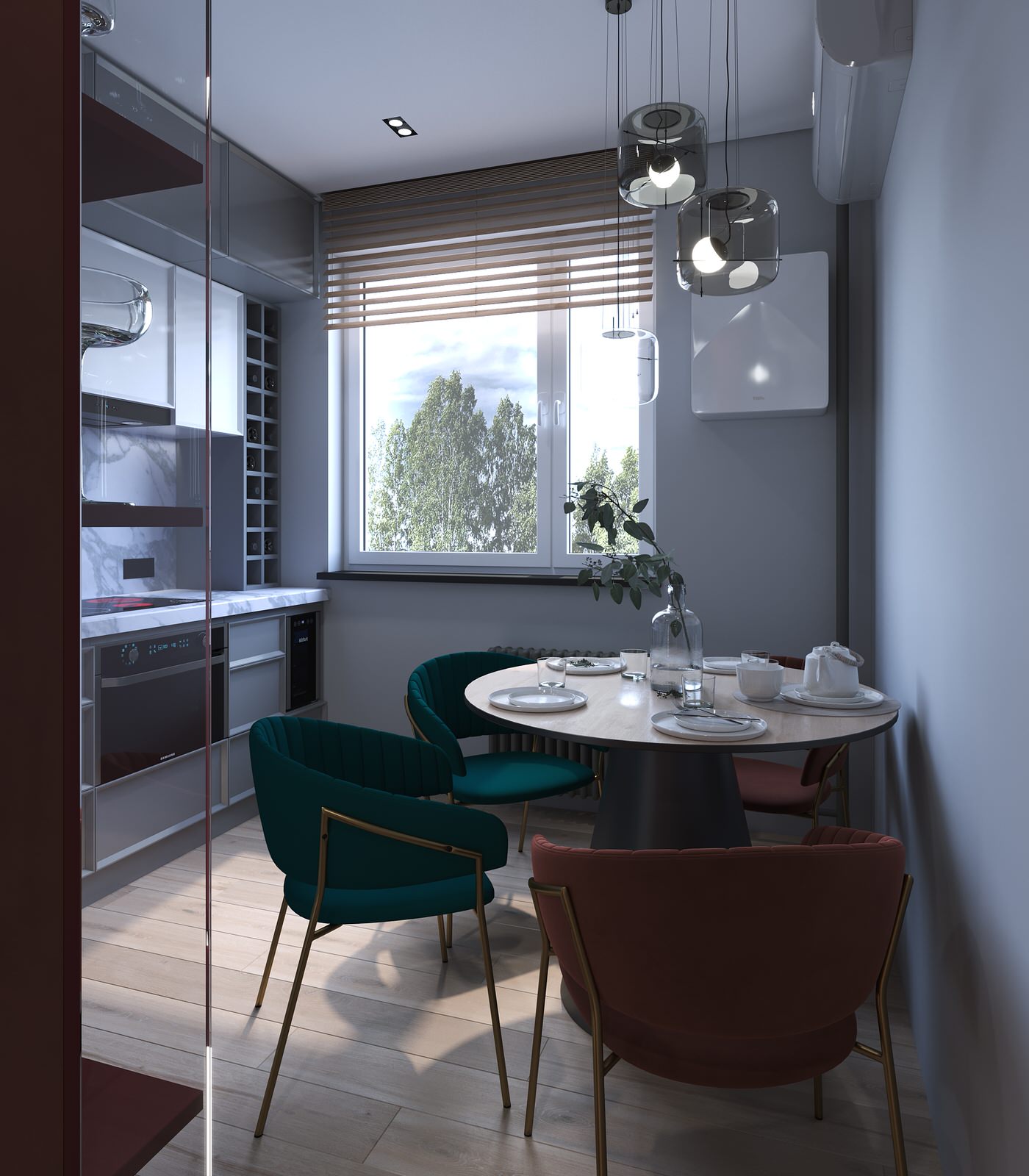 Жилая квартира для молодой семьи с ребенком, 51,64кв.м.