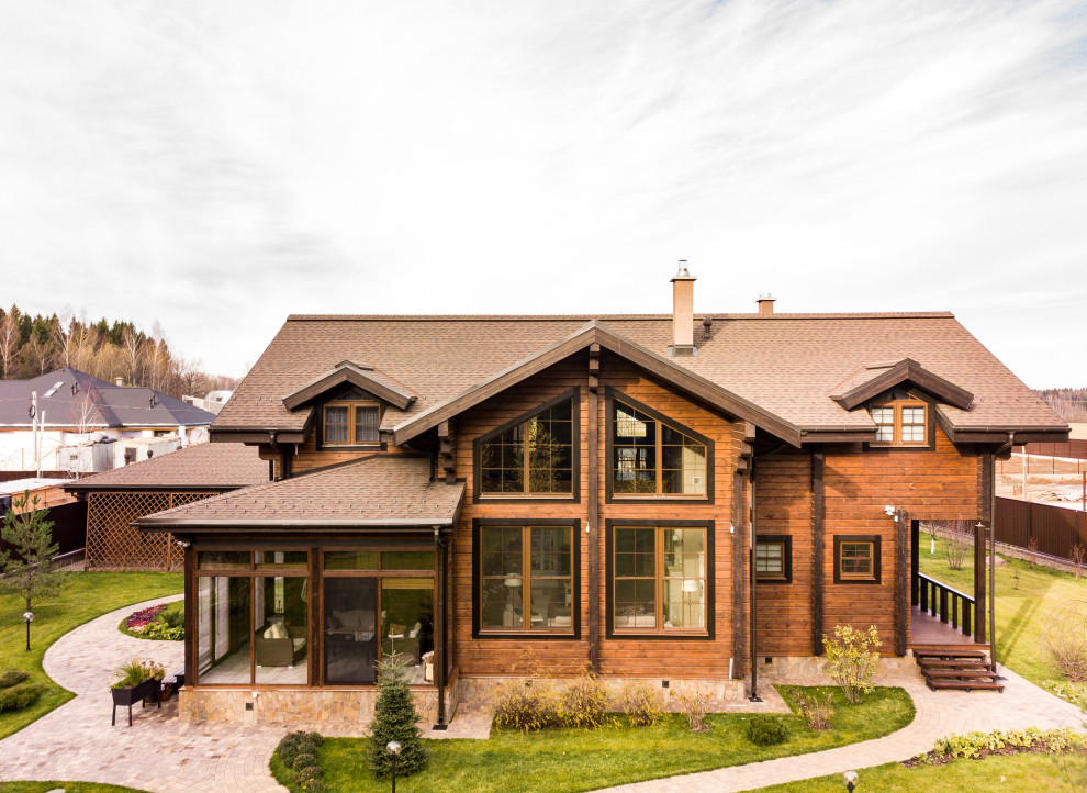 Обложка проекта: Дом из клееного бруса К-278-1