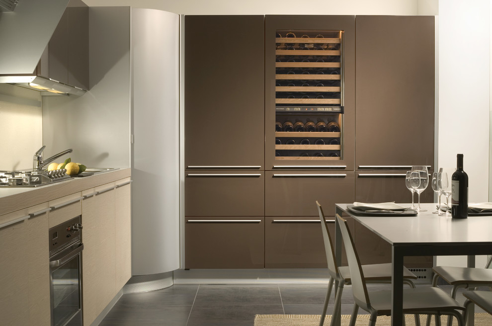 Интегрируемые холодильники в интерьере