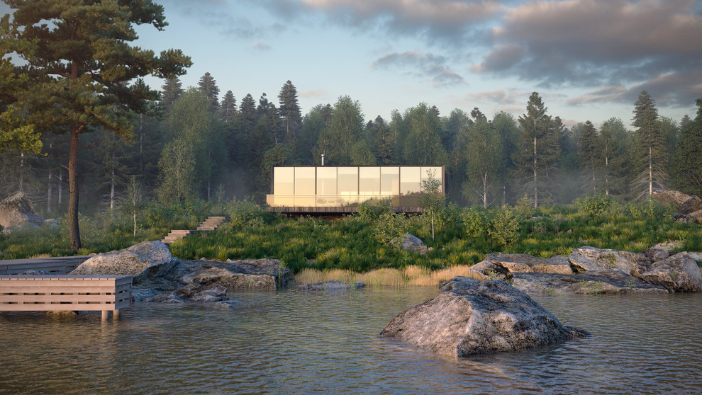 Обложка проекта: Визуализация дома в Карелии для архитектора Майи Баклан