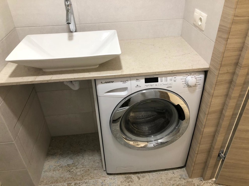 ДВЕ СТОЛЕШНИЦЫ В ВАННУЮ КОМНАТУ ИЗ КВАРЦЕВОГО АГЛОМЕРАТА CAESARSTO