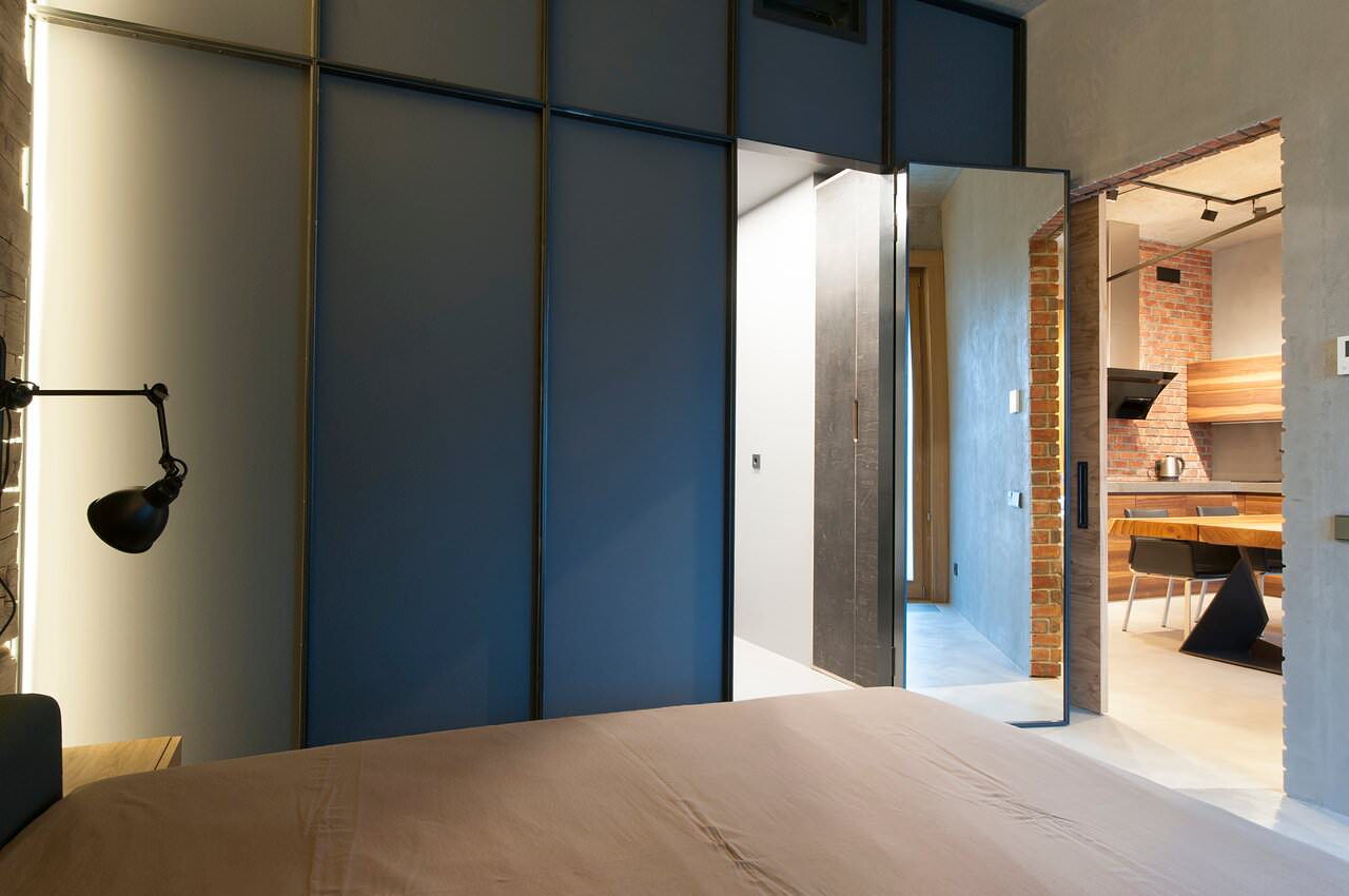 Спальня в Индустриальном стиле