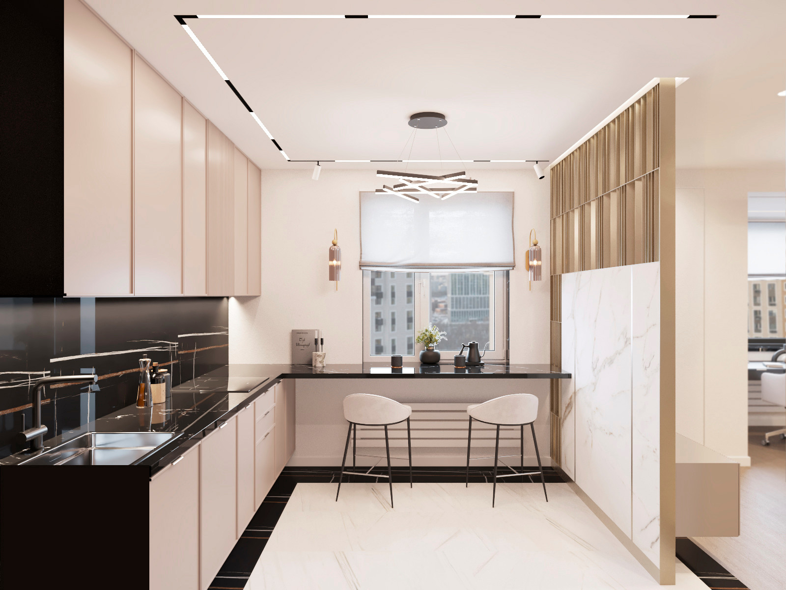 Дизайн интерьера квартиры 104 м.кв.