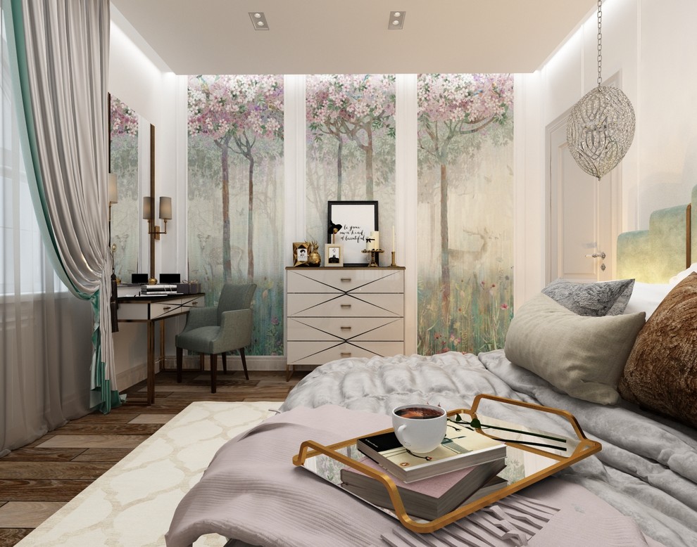 Спальня в "сказочном лесу"