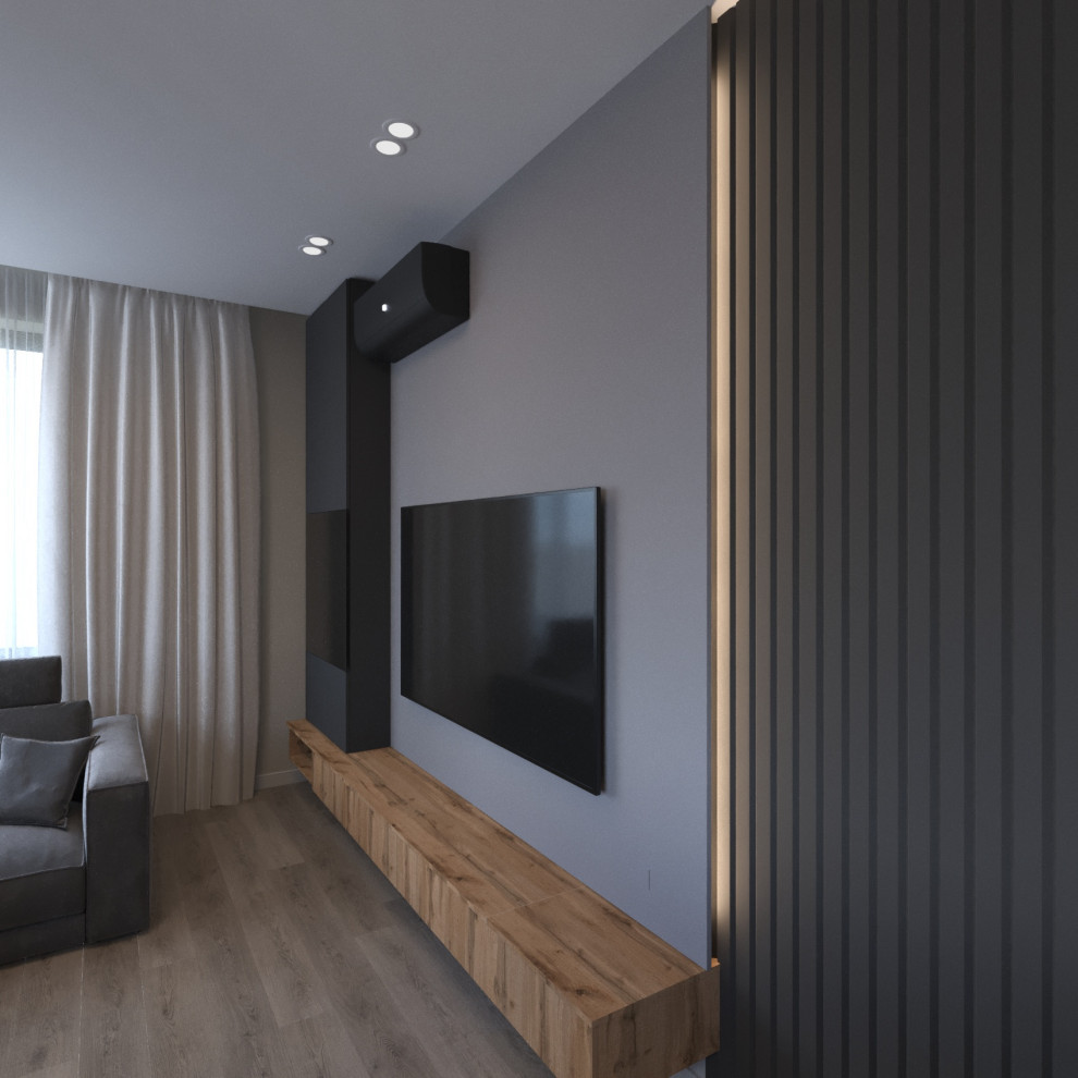 Новосибирск. ЖК Тихомиров. Эскизы + фото с реализации проекта.