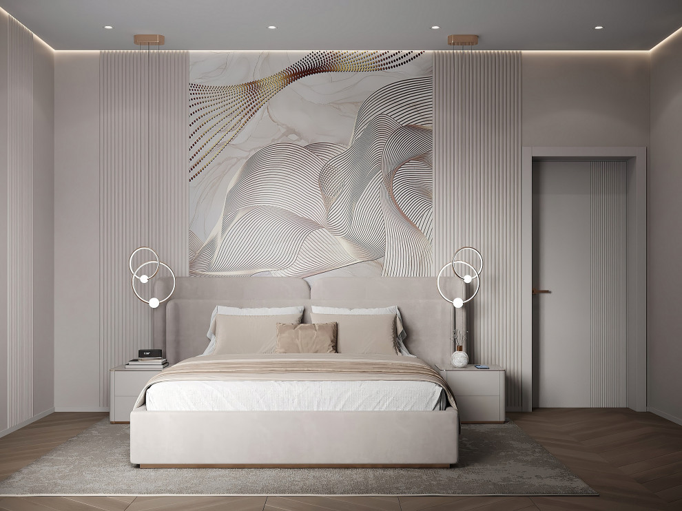 Обложка проекта: Мастер спальня в двухэтажном доме