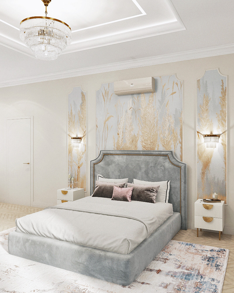 Двухэтажный дом в современной классике