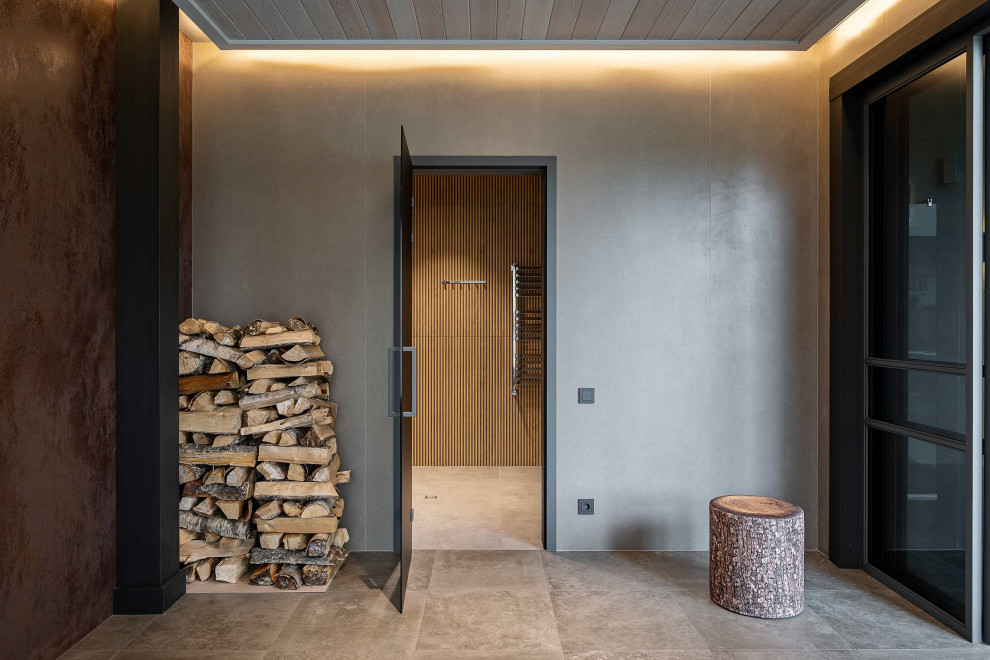 Бассейн и СПА комплекс по технологии фахверк