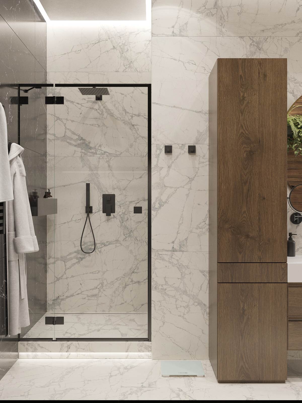 Дизайн-проект 3-комнатной квартиры 84,3 м2 в ЖК «Румянцево-Парк»