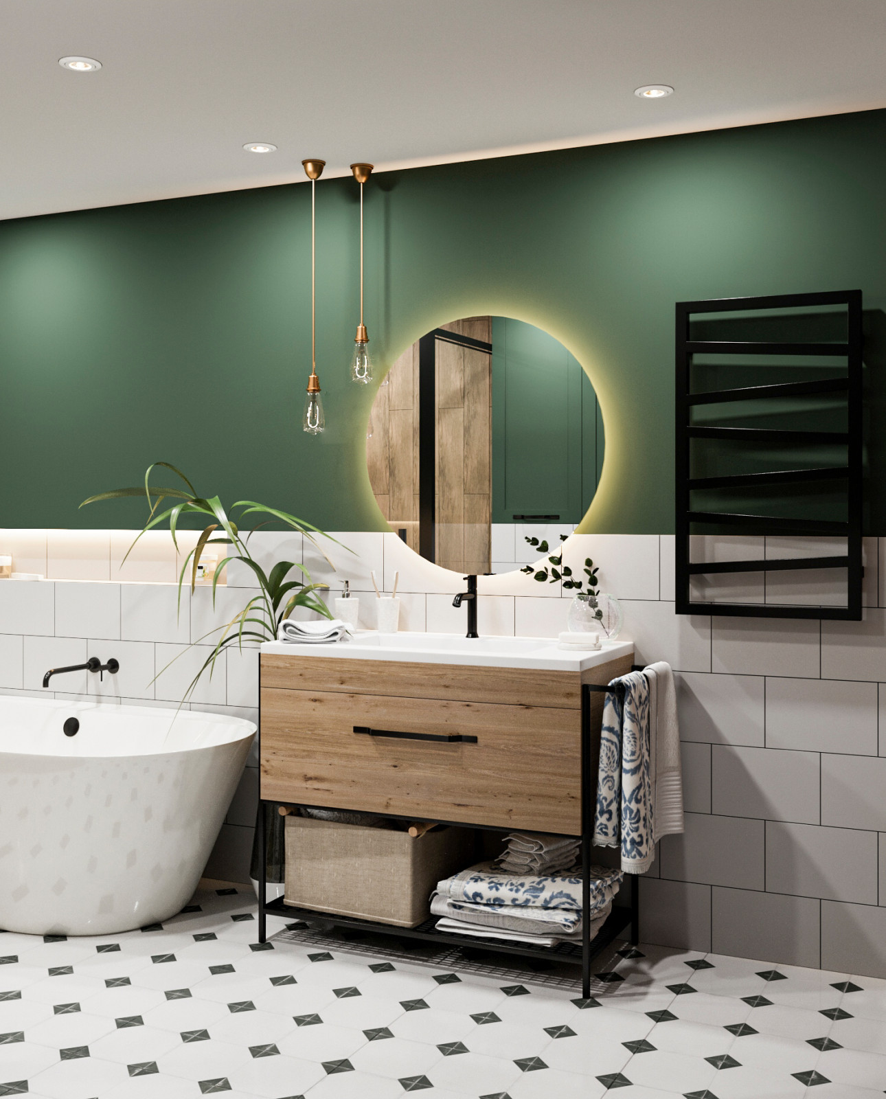 Скандинавский стиль для двухкомнатной квартиры, Народный бульвар