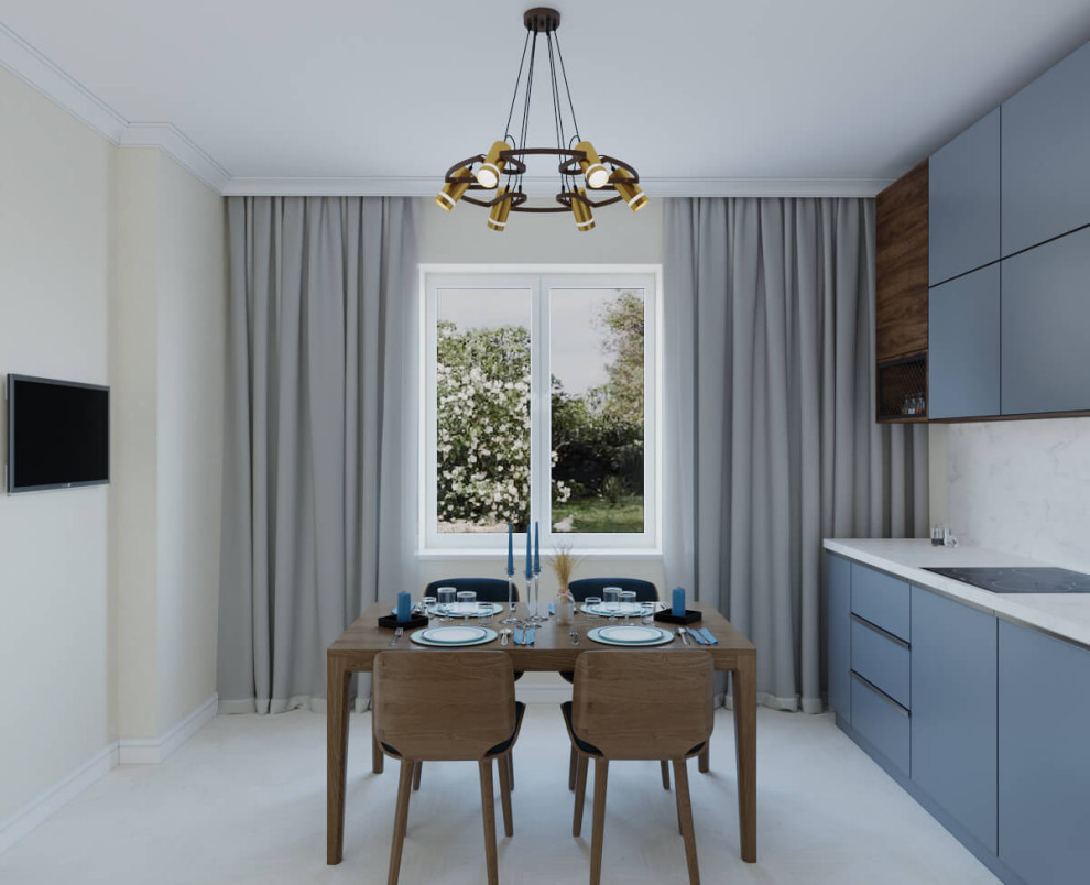 Кухня 11,5 кв. м в современном стиле