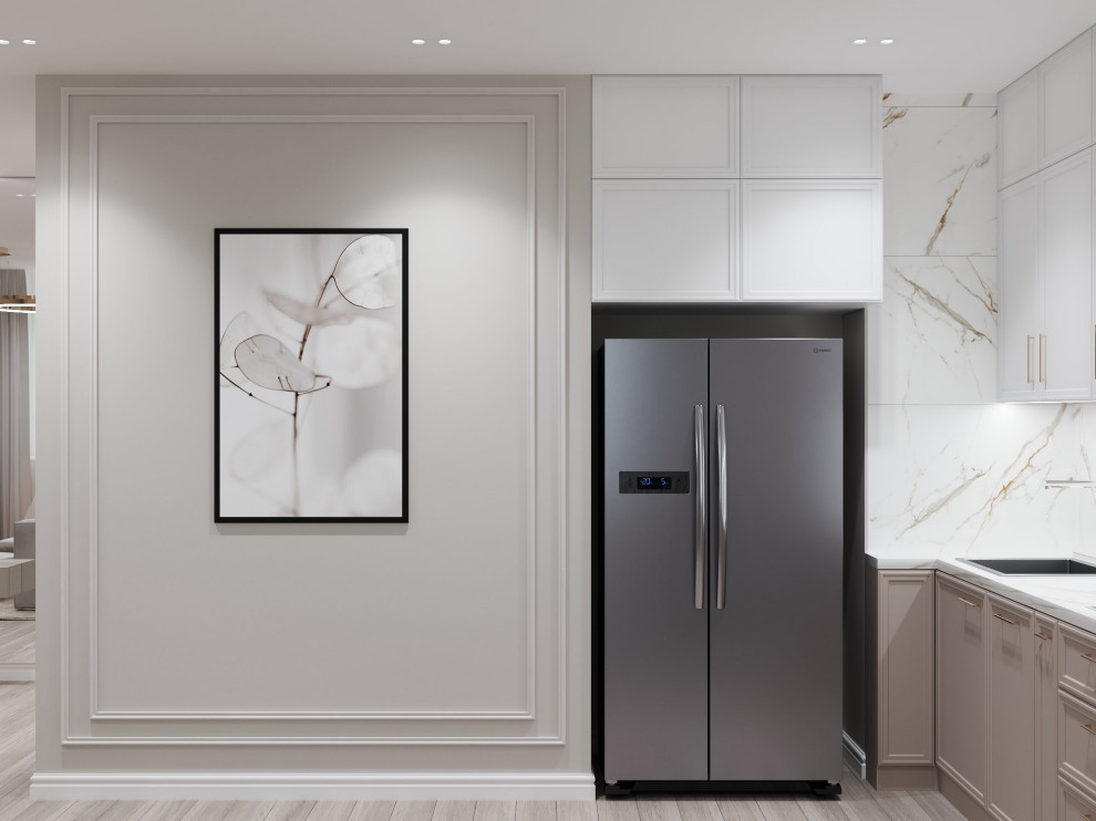 Дизайн кухни-гостиной