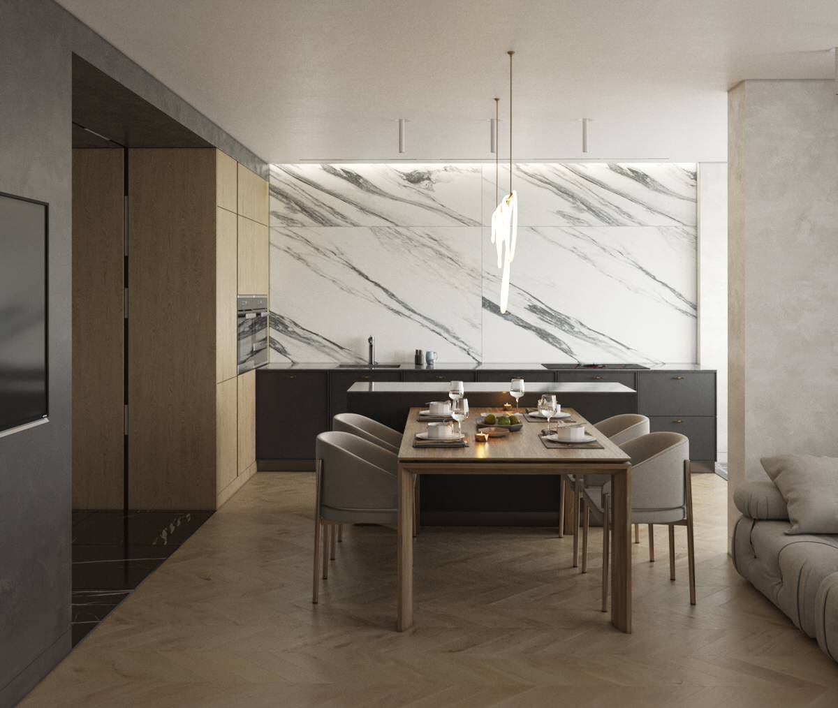 Обложка проекта: Дизайн проект квартиры в г. Москва