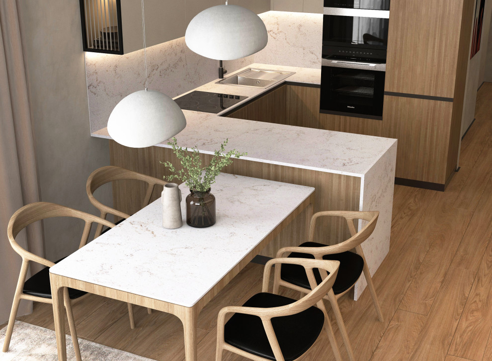 Кухня-гостиная, прихожая 34,5 м2 в ЖК Панин, г. Нижний Новгород