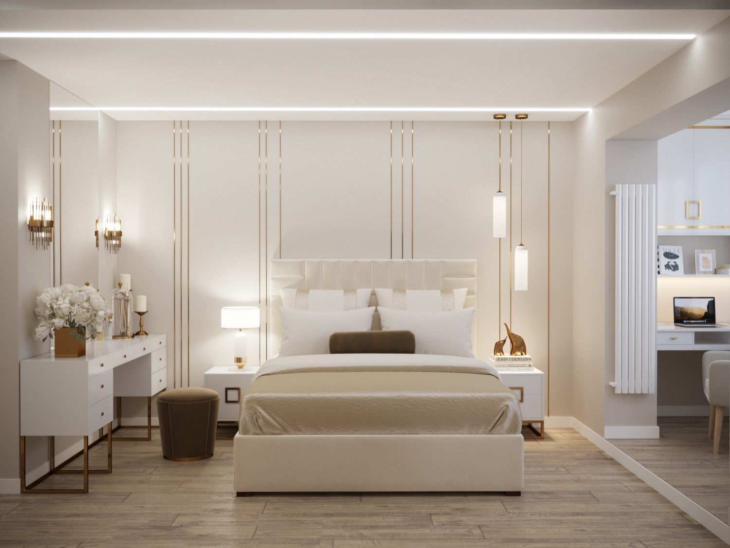 Воздушная спальня.