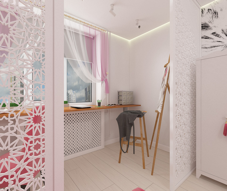 Дизайн проект спальни Барнаул Приречная 2а