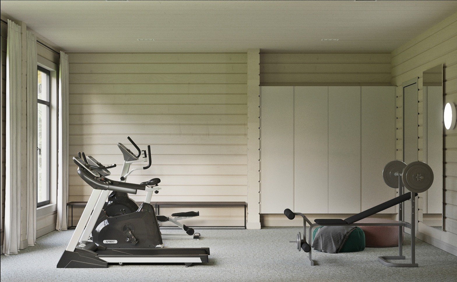 Интерьер загородного дома, 400 м2