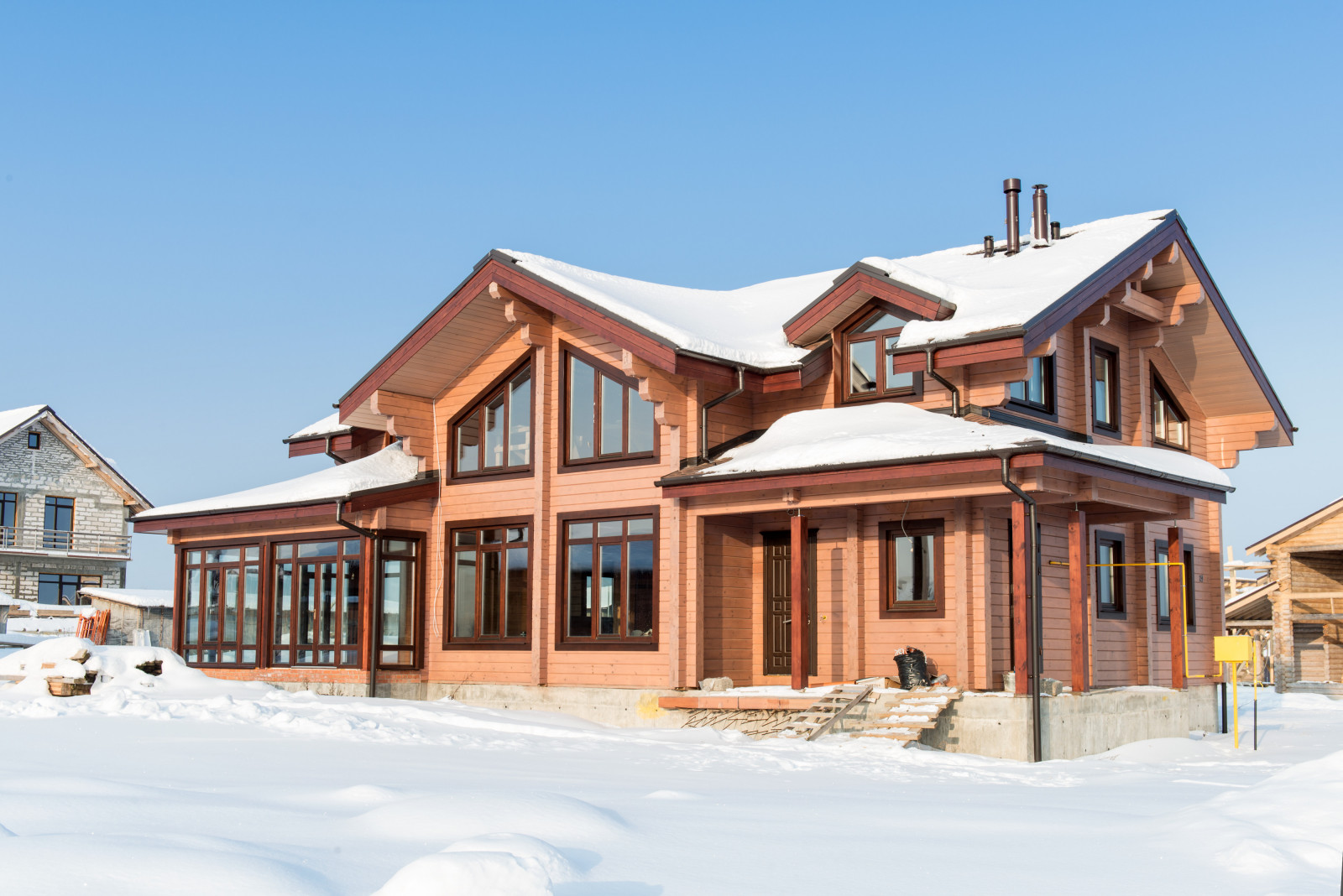 Обложка проекта: Дом из клееного бруса К-293