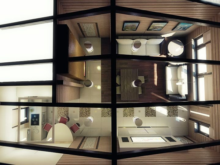 Проект интерьеров дома из бруса