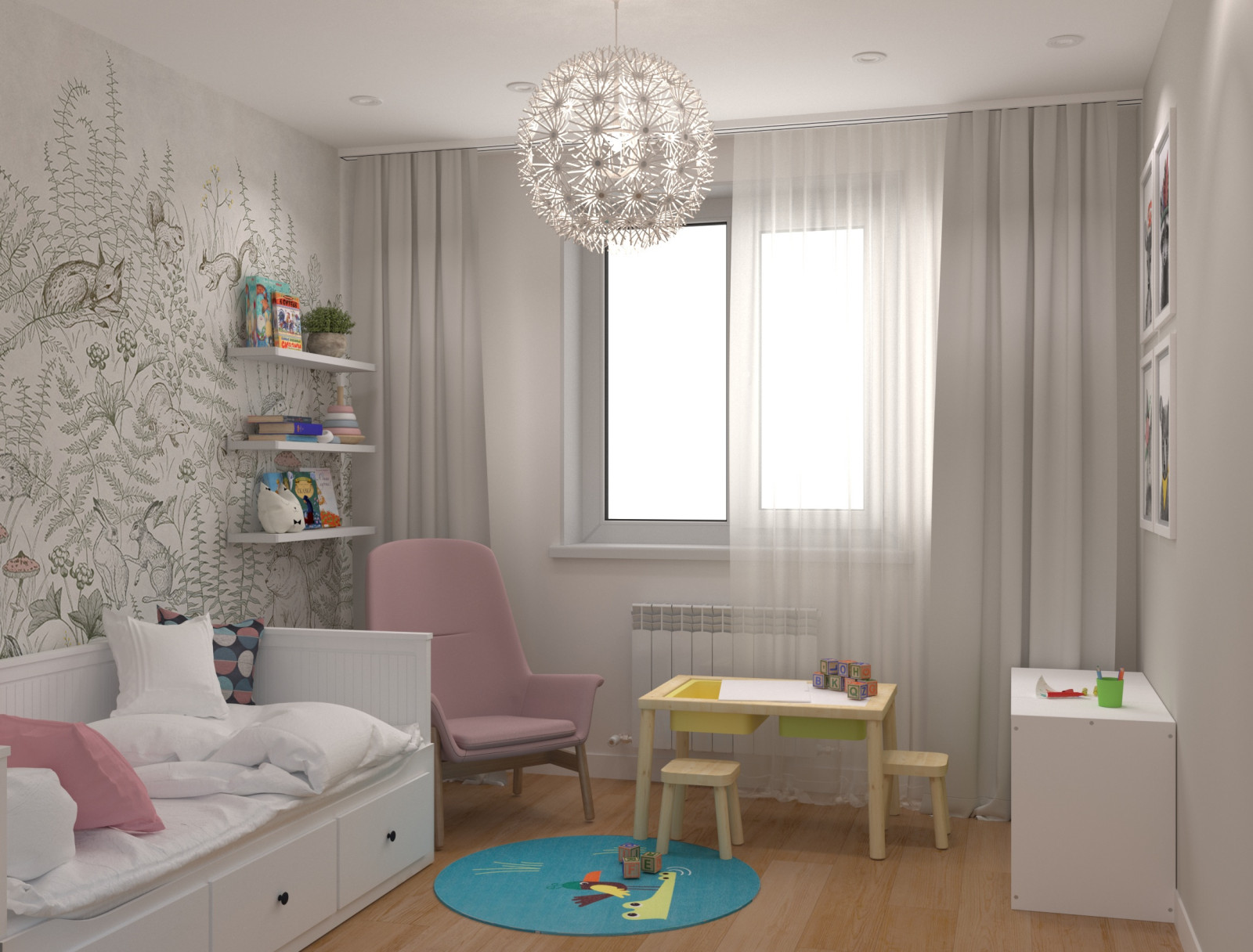 Трехкомнатная квартира 77 м.кв. на проспекте Мира