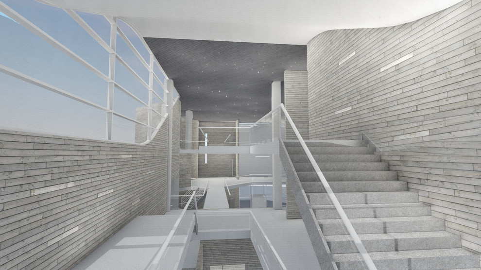 Интерьер музея Космоса