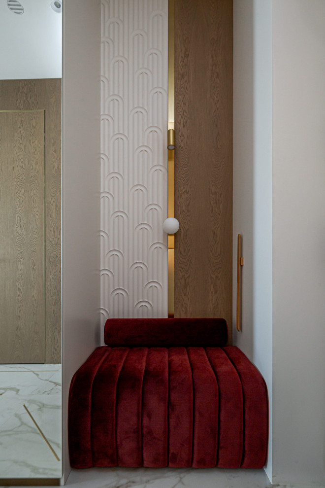 Реализованный дизайн проект четырехкомнатной квартиры 112 кв. м.