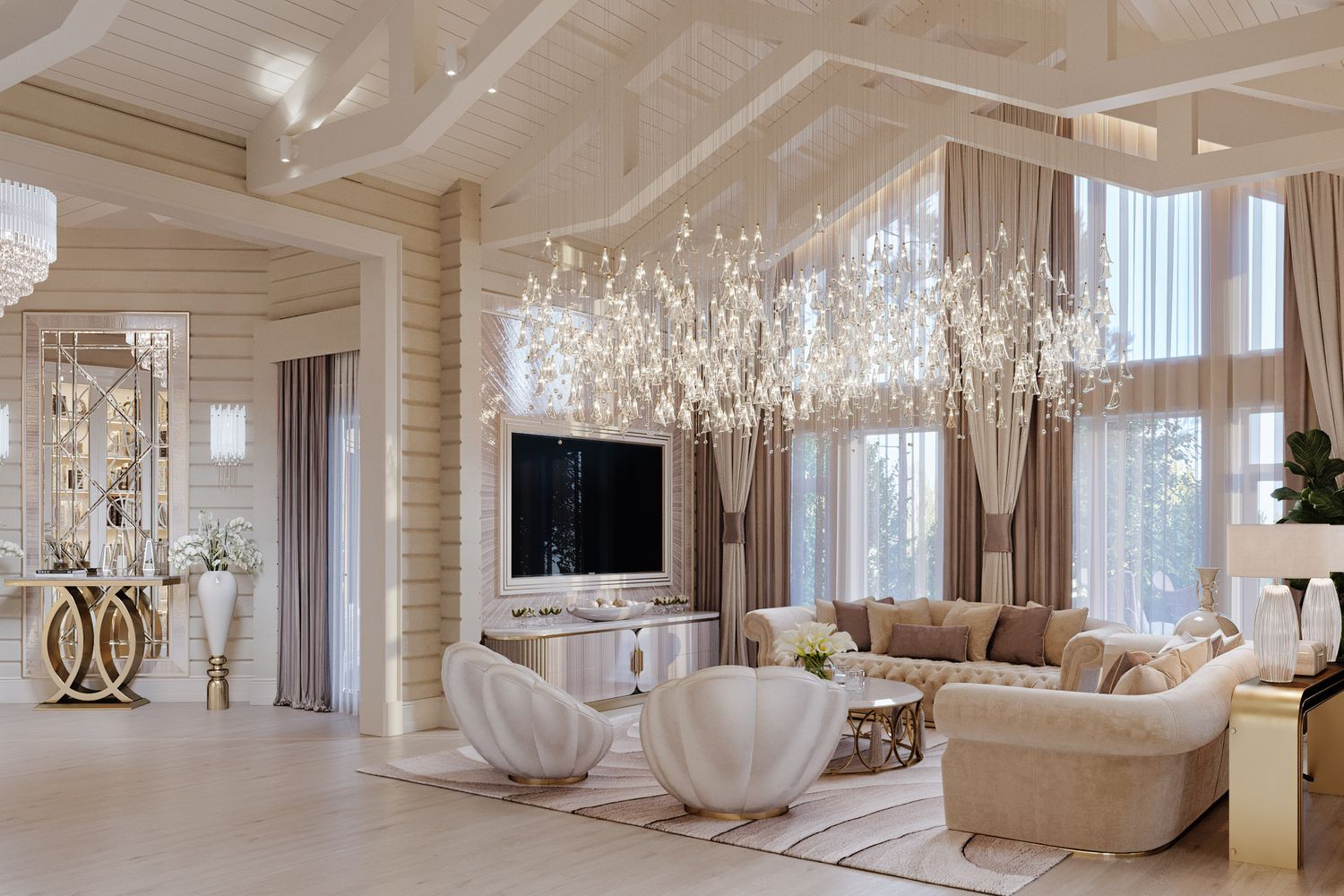 КП Руза Фэмили, гостиная