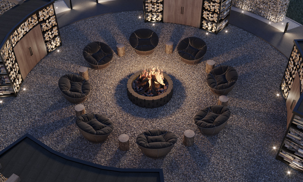 Загородный дом в охотничьем стиле