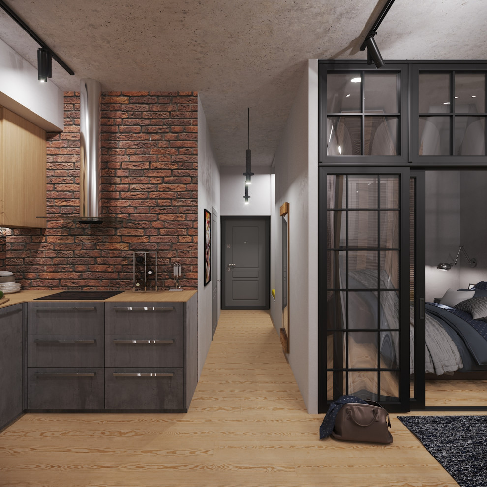 Квартира в стиле Лофт для молодого человека