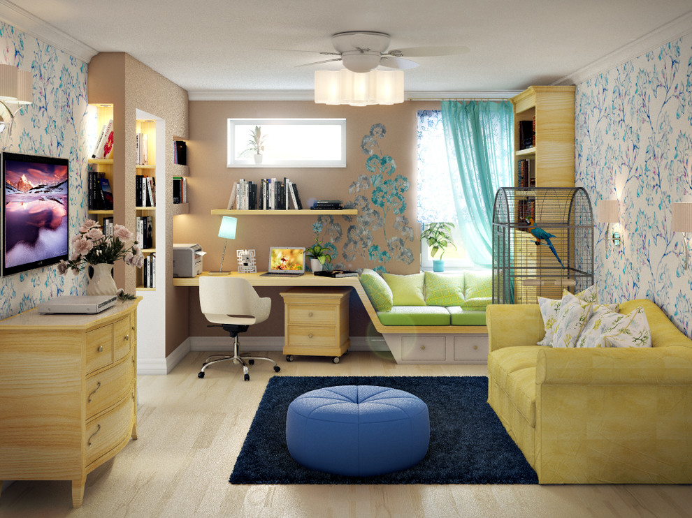 Дом на берегу залива, Тарховка. Гостиная детская.