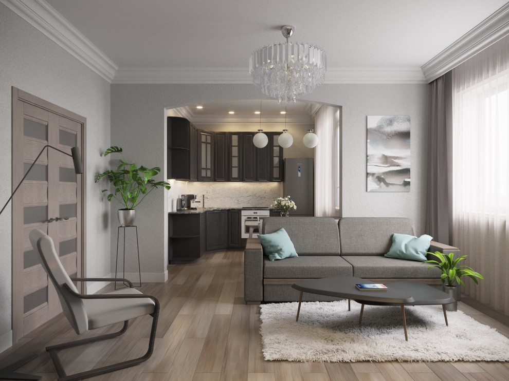 Трёхкомнатный модуль в стиле Неоклассика