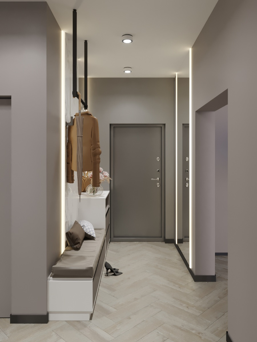 Входная группа квартиры в ЖК Триумф